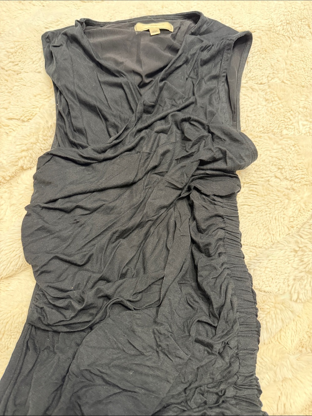 Moulinette Soeurs Charcoal Gray Maxi Dress